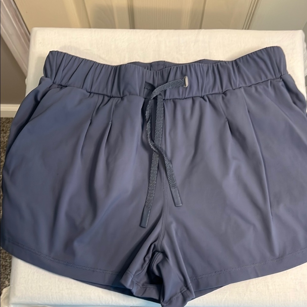 Lululemon Blue Athletic Shorts with Elastic Waistband